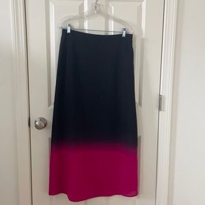 Gorgeous pink and black skirt by Vince Camino.